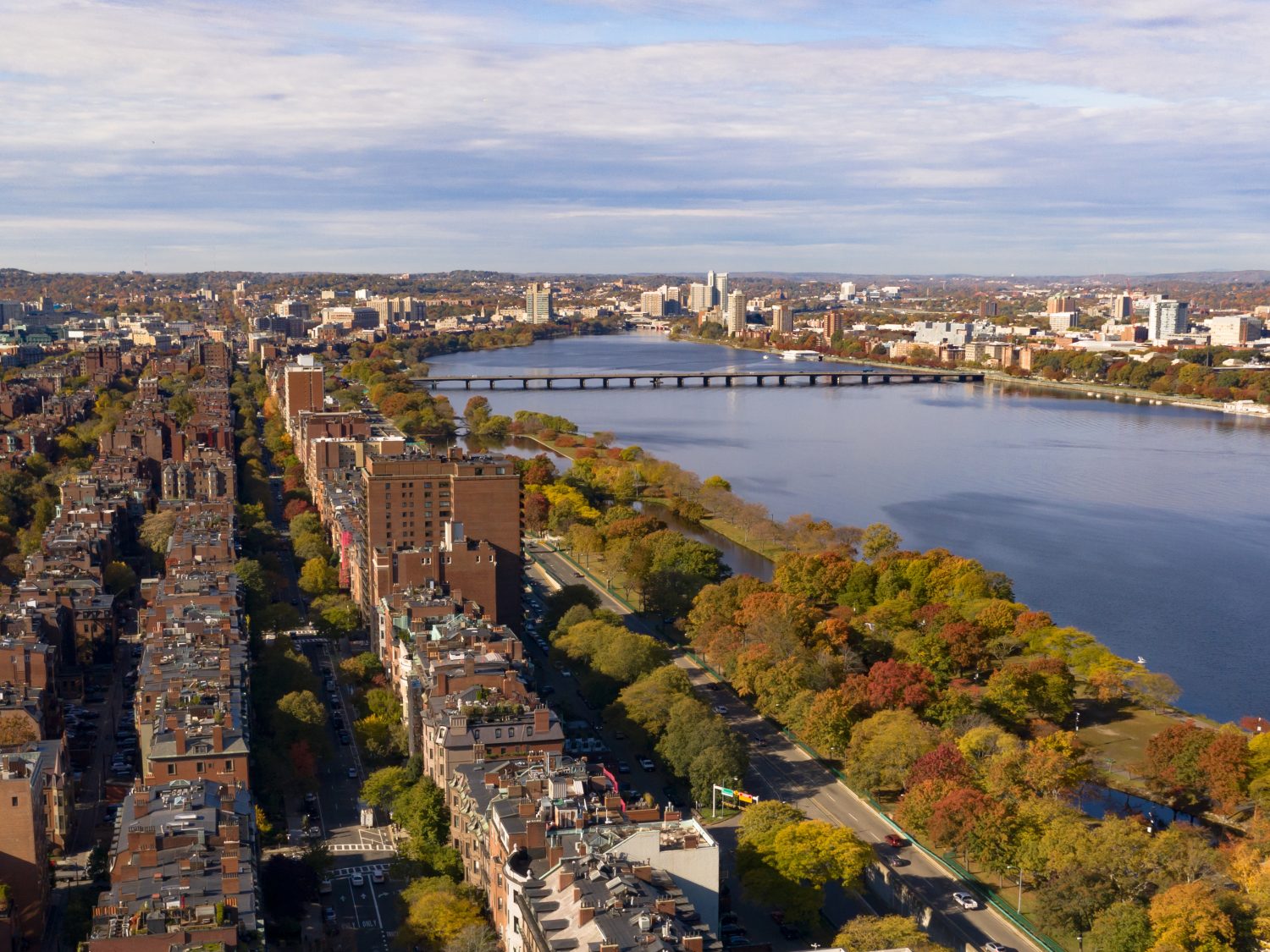 View of Back Bay and Charles River